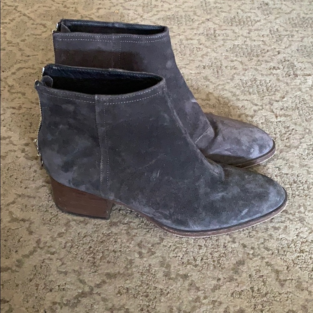 Rag & Bone Wesley Asphalt Gray Boots Sz 36 D262